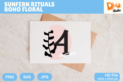 Sunfern Rituals Boho Floral Monogram Product Image 1