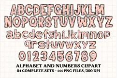 Mother's Day Alphabet clipart, mother’s day letters doodle Product Image 5