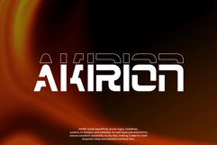 Akira Modern Futuristic Sans Serif Product Image 5
