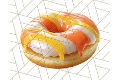 Realistic Halloween Donut Clipart PNG, Spooky Cute Sweets Product Image 5
