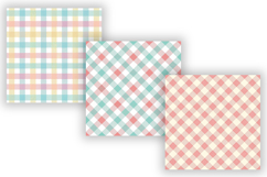 Pastel Gingham Seamless Pattern Bundle, Cottagecore Plaid Product Image 4