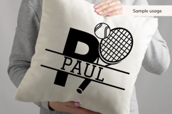 Tennis Monogram SVG Bundle A Z Alphabet Letters Product Image 5