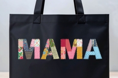Vol.1 Patchwork Fabric Mama - PNG Product Image 5