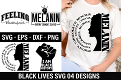 Black Lives SVG Design - melanin ebony chocolate mocha espre Product Image 1