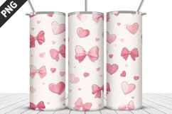 Lovely Hearts Tumbler Design | Valentine&#039;s Day Tumbler Wrap Product Image 2