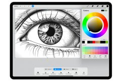 40 Procreate Eyes Stamp Brushes Product Image 6