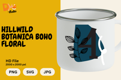 Hillwild Botanica Boho Floral Monogram Product Image 1