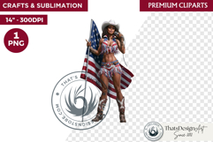 4th of July Character PNG, Patriotic Americana Portraits Product Image 1