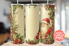 Santa Christmas Tumbler | Christmas Tumbler Wrap Product Image 1