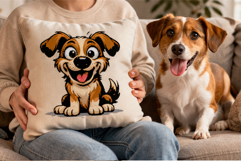 Cartoon dog cross stitch pattern embroidery file digital Product Image 5