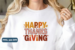 Happy thanksgiving PNG Design sublimation Product Image 5