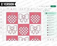 Retro 100 days of school PNG SVG | Teacher Coquette Bow Product Image 5
