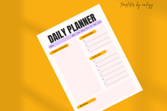 Elegant Daily Planner Template | Editable Canva Daily Agenda Product Image 5
