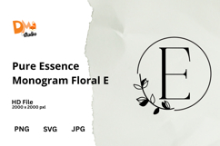 Pure Essence Monogram Floral Product Image 1