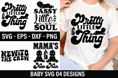 Baby Quotes SVG Design - Sassy Little Soul Product Image 1