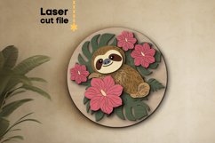 Jungle Animals Bundle SVG laser cut file for Glowforge Product Image 5
