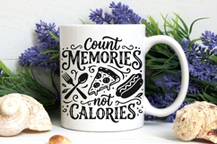 Count Memories Not Calories Svg, Farmhouse Kitchen Svg. Product Image 6