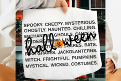 Halloween Words PNG SVG, Spooky Season SVG, Halloween SVG Product Image 5
