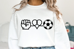 Peace Love Football Svg | Game Day Svg | Shirt Svg Product Image 5