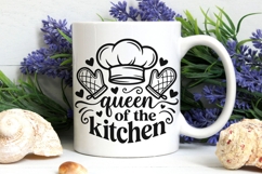 Queen Of The Kitchen Svg, Funny Kitchen Svg, Kitchen Sign. Product Image 6