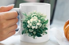 Cozy Green christmas Clipart Sublimation, Christmas PNG Product Image 5