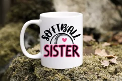 Softball sister svg, softball shirt svg, softball svg Product Image 4