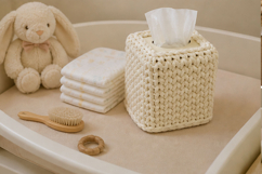 Digital download base for tissue box square laser cut 5 inch Product Image 5
