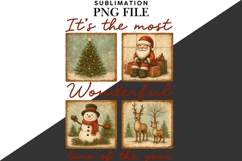 Wonderful Christmas png design for T-shirts Product Image 2