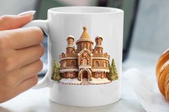 Watercolor Santa Claus Sublimation Clipart, Santa PNG Product Image 5