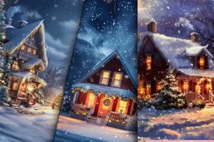 Christmas Home Digital Paper Bundle Product Image 5
