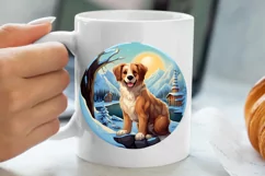3D Christmas Dog Ornament, 3D Christmas Dog Ornaments Product Image 5