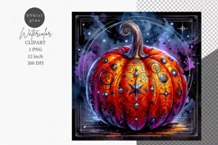 Halloween clipart, Pumpkin clipart, Gothic clipart Product Image 1