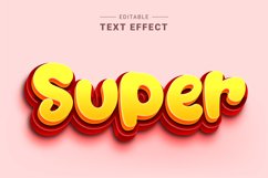 Editable Text Effect for Illustrator. Vector Graphic styles Product Image 1