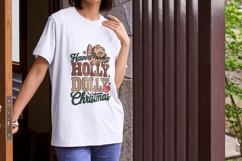 Retro Howdy Christmas PNG Bundle 09 Product Image 5
