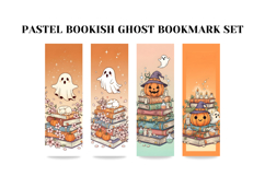 Pastel Bookish Ghost Bookmark Set,Cute Cottagecore Fantasy Product Image 5