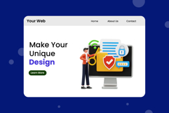 Data Security System 3D Illustration Pack Product Image 5