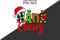 Nana Claus png design for T-shirts Product Image 2