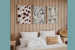 12 Boho Abstract and Floral Digital Paper Instant Download Product Image 5