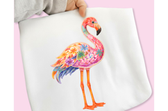 Preppy Flamingo Trio PNG, Hello Summer Flamingo PNG, Summer Product Image 7