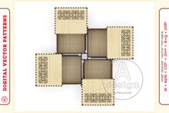 Box Organizer v12 - laser cut file - Glowforge ready SVG Product Image 5