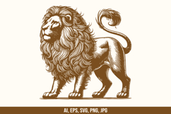 Majestic Lion Vector SVG Bundle Product Image 6