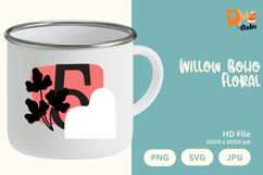 Willow Boho Floral Monogram Product Image 1