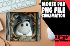 3D Fall Halloween Mouse Pad Design Keychain Spooky Product Image 1