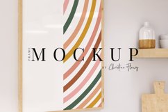 Boho Wood Kitchen Frame Mockup Product Image 1