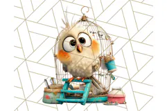 Pet Shop Clipart, Cute Big Eyed Animals, Kawaii Pets PNG Product Image 5