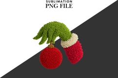 Green monster hand png design for T-shirts Product Image 2