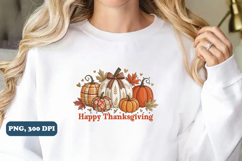 Happy thanksgiving png sublimation, PNG Designs Product Image 5