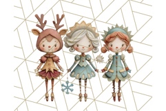 Snowman Family Clipart PNG Winter Holiday Art Product Image 5