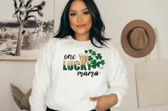 One Lucky Mama Png | Digital Download | File For Sublimation Product Image 4