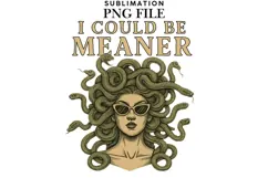 Medusa png design for T-shirts Product Image 3